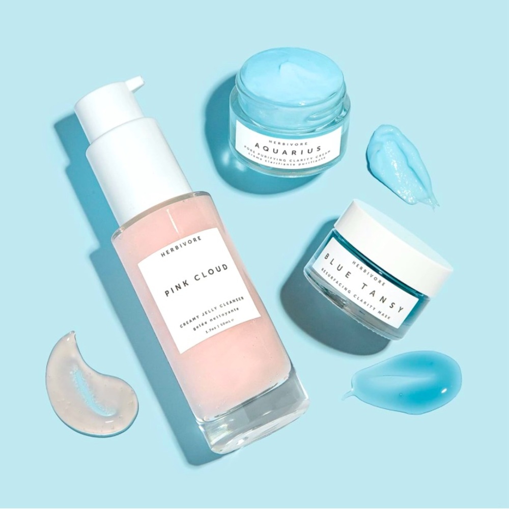 Brand New In Box! Herbivore - Waves of Clarity - Skincare Set
